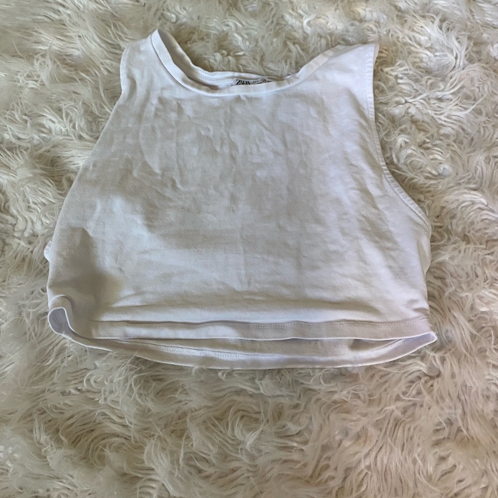 Zara cropped halter tops